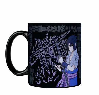 Naruto Color Changing Mug, Itachi Kakashi Sasuke Heat Sensitive Ceramic Coffee Cup