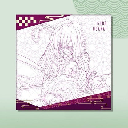 Demon Slayer Anime Ceramic Coaster, Premium Manga Sketch & Color Drinkware Mat