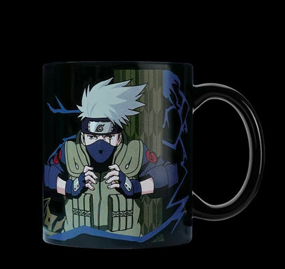 Naruto Color Changing Mug, Itachi Kakashi Sasuke Heat Sensitive Ceramic Coffee Cup