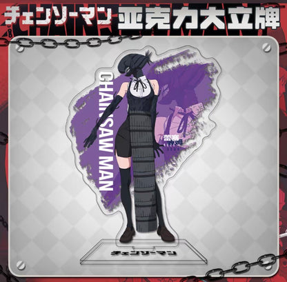 Chainsaw Man Denji vs Reze Acrylic Stand, Anime Desk Decor Figure