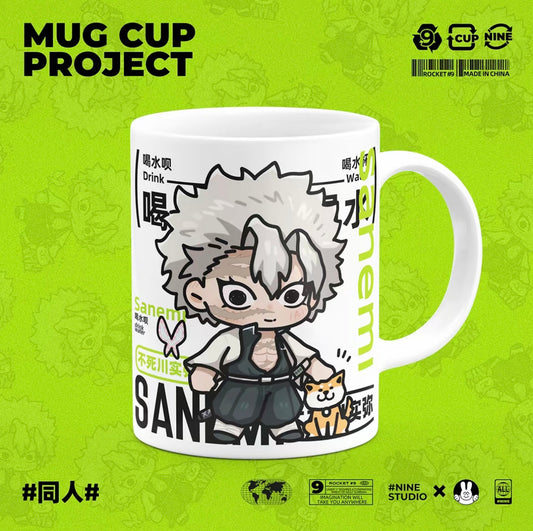 Demon Slayer Chibi Character Ceramic Mug Collection