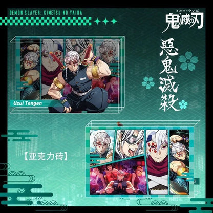 Demon Slayer 3D Manga Panel Acrylic Brick, Premium Desktop Character Diorama