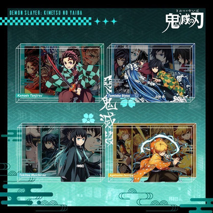 Demon Slayer 3D Manga Panel Acrylic Brick, Premium Desktop Character Diorama