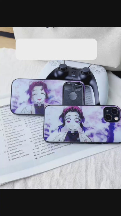 Demon Slayer Shinobu Kocho Aesthetic Glossy Phone Case